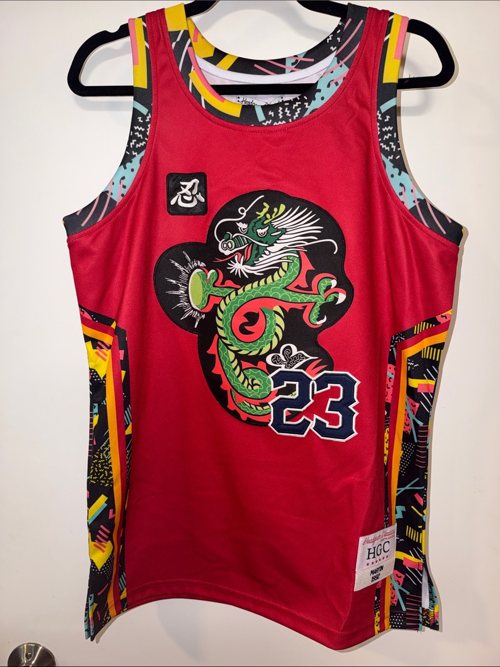 🐉🥋🐉 Martin Dragon Fly Jones Basketball Jersey - HGC